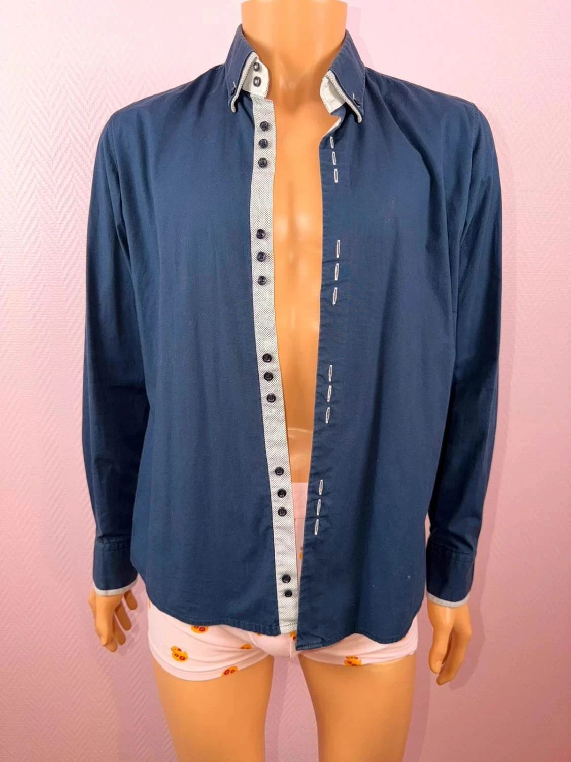 Camisa de hombre marca italiana talla xl en super estado – photo 2